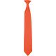 Corbata satinada con clip Ref.TTK864-NARANJA 