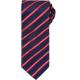 Corbata «sport» a rayas Ref.TTPR784-MARINA/ROJO 