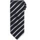 Corbata «sport» a rayas Ref.TTPR784-NEGRO/PLATEADO 