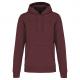 Sudadera capucha ecorresponsable hombre Ref.TTK4027-BREZO DE VINO