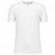 Camiseta de algodón unisex de cuello redondo Ref.TTK3036-BLANCO