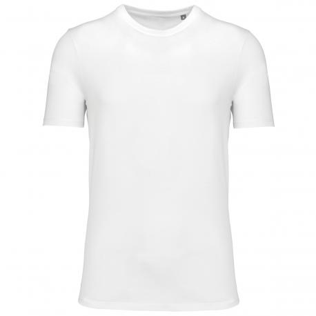 Camiseta de algodón unisex de cuello redondo
