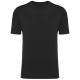 Camiseta de algodón unisex de cuello redondo Ref.TTK3036-NEGRO