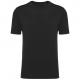 Camiseta de algodón unisex de cuello redondo Ref.TTK3036-NEGRO