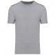 Camiseta de algodón unisex de cuello redondo Ref.TTK3036-GRAY DE OXFORD