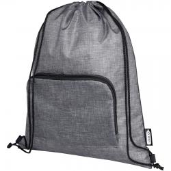 Bolsa con cordón plegable reciclada GRS de 7 l Ash