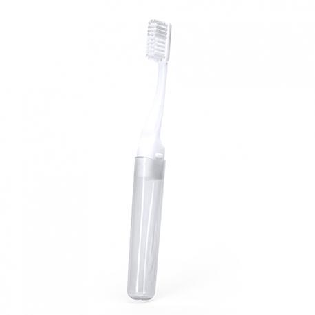Cepillo de dientes constituido por dos piezas ensambladas entre si para obtener un cepillo completo POLE