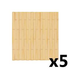Set 5 posavasos de bambú 'ceylan'