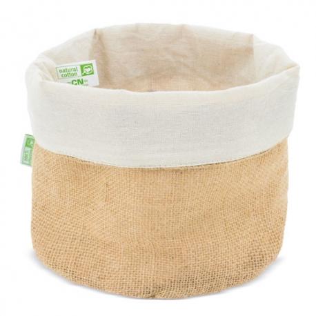 Panera de algodon y jute natural