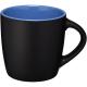 Taza de cerámica de 340 ml Riviera Ref.PF100476-NEGRO INTENSO/AZUL 