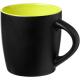 Taza de cerámica de 340 ml Riviera Ref.PF100476-NEGRO INTENSO/LIMA 