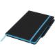 Libreta mediana Noir edge Ref.PF210210-NEGRO INTENSO/AZUL 