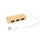 Puerto USB realizado en bambú NEPTUNE Ref.RIA3023-MADERA 