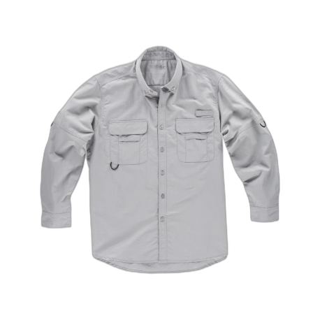 Camisa Safari manga larga multibolsillos WORKTEAM B8500