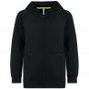 Chaqueta cremallera y capucha infantil