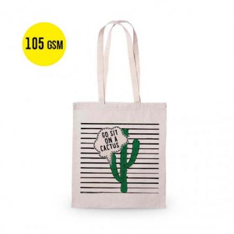 Bolsa de algodón 105 g/m2 personalización exprés