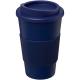 Vaso con aislamiento de 350 ml con agarradera Americano® Ref.PF220002-AZUL OSCURO 