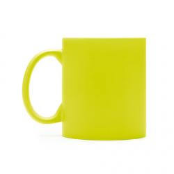 Taza promocional de cerámica ideal para marcaje láser con interior en blanco WALAX