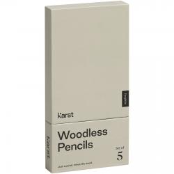 Set de 5 lápices de grafito 2b sin madera Karst®