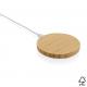 Cargador inalámbrico de 15W de bambú Ref.XDP30838-MARRÓN 