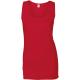 Camiseta softstyle sin mangas mujer Ref.TTGI64200L-ROJO CEREZA