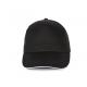 Gorra con sandwich contrastado - 5 paneles Ref.TTKP130-BLANCO NEGRO 