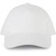 Gorra algodón orgánico - 5 paneles Ref.TTKP135-BLANCO 