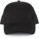 Gorra algodón orgánico - 5 paneles Ref.TTKP135-NEGRO 