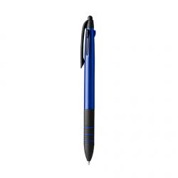 Bolígrafo de 3 tintas con pulsador retráctil SANDUR