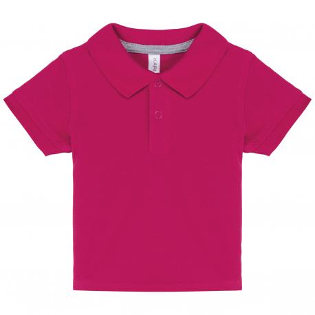 Babies' short-sleeved polo shirt