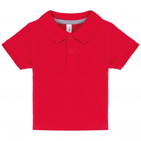 Babies' short-sleeved polo shirt