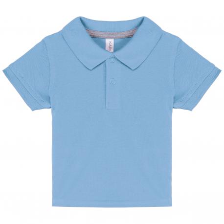 Babies' short-sleeved polo shirt