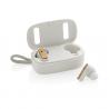 Auriculares TWS de plástico reciclado RCS y bambú 