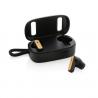 Auriculares TWS de plástico reciclado RCS y bambú 