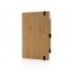 Set de cuaderno y lápiz infinito de bambú FSC® Ref.XDP77446-MARRÓN 
