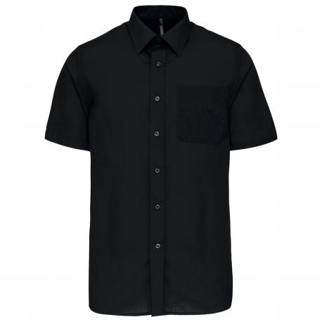 Camisa popelina de polialgodón manga corta de fácil cuidado hombre
