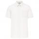 Camisa popelina de polialgodón manga corta de fácil cuidado hombre Ref.TTK551-BLANCO