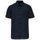 Camisa popelina de polialgodón manga corta de fácil cuidado hombre Ref.TTK551-ARMADA