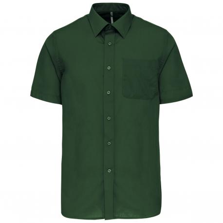 Camisa popelina de polialgodón manga corta de fácil cuidado hombre