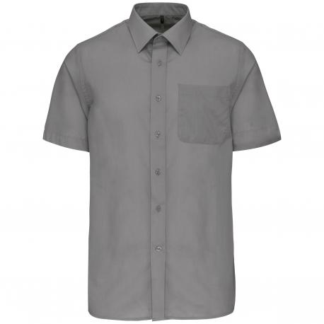 Camisa popelina de polialgodón manga corta de fácil cuidado hombre