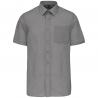 Camisa popelina de polialgodón manga corta de fácil cuidado hombre