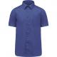 Camisa popelina de polialgodón manga corta de fácil cuidado hombre Ref.TTK551-COBALT BLUE