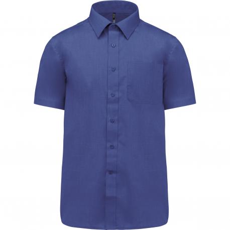 Camisa popelina de polialgodón manga corta de fácil cuidado hombre