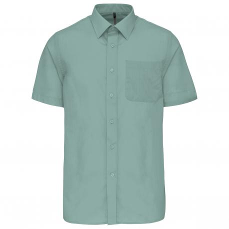 Camisa popelina de polialgodón manga corta de fácil cuidado hombre