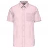 Camisa popelina de polialgodón manga corta de fácil cuidado hombre