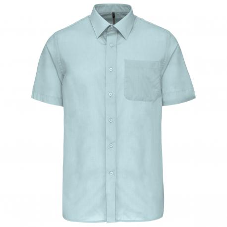 Camisa popelina de polialgodón manga corta de fácil cuidado hombre