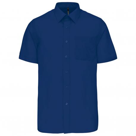 Camisa popelina de polialgodón manga corta de fácil cuidado hombre