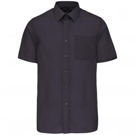 Camisa popelina de polialgodón manga corta de fácil cuidado hombre