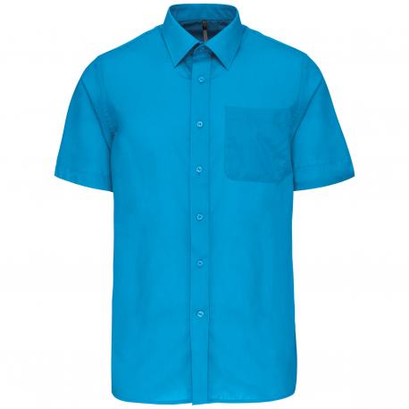Camisa popelina de polialgodón manga corta de fácil cuidado hombre