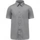 Camisa popelina de polialgodón manga corta de fácil cuidado hombre Ref.TTK551-MARL STORM GRAY